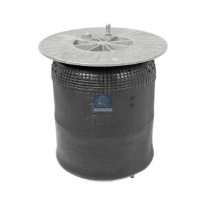 DT Spare Parts 7.12007 Air spring, D: 260 mm, M10 x 1,5, M12 x 1,5, M12 x 1,75