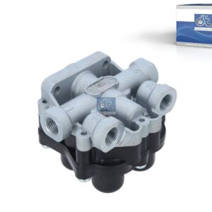 DT Spare Parts 7.16134 4-circuit-protection valve, M16 x 1,5, M22 x 1,5, max. 13 bar, Po21: 7.5 bar, Po22: 7.5 bar, Po23: 7.5 bar, Po24: 7.5 bar, Pc21: 6 bar, Pc22: 6 bar, Pc23: 6 bar, Pc24: 6 bar
