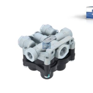 DT Spare Parts 7.16138 4-circuit-protection valve, M16 x 1,5, M22 x 1,5, max. 13 bar, Po21: 7 bar, Po22: 7 bar, Po23: 7 bar, Po24: 7 bar, Pc21: 4.5 bar, Pc22: 4.5 bar, Pc23: 4.5 bar, Pc24: 4.5 bar