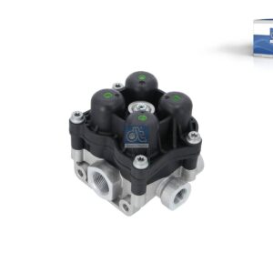 DT Spare Parts 7.16186 4-circuit-protection valve, M16 x 1,5, M22 x 1,5, max. 13 bar, Po21: 7 bar, Po22: 7 bar, Po23: 7 bar, Po24: 7 bar, Pc21: 5 bar, Pc22: 5 bar, Pc23: 5 bar, Pc24: 5 bar