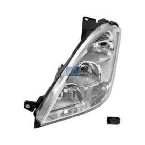 DT Spare Parts 7.25022 Headlamp, left, without bulbs, 12 V, H7
