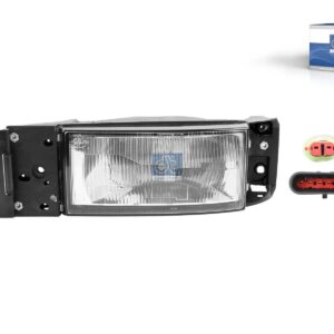 DT Spare Parts 7.25032 Headlamp, left, without bulb