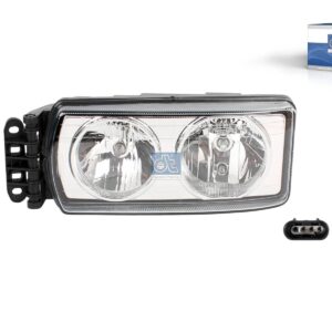 DT Spare Parts 7.25036 Headlamp, left, without bulbs, 24 V