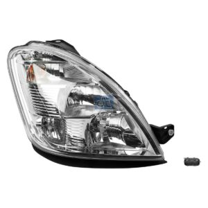 DT Spare Parts 7.25070 Headlamp, right, without bulbs, 12 V, H7