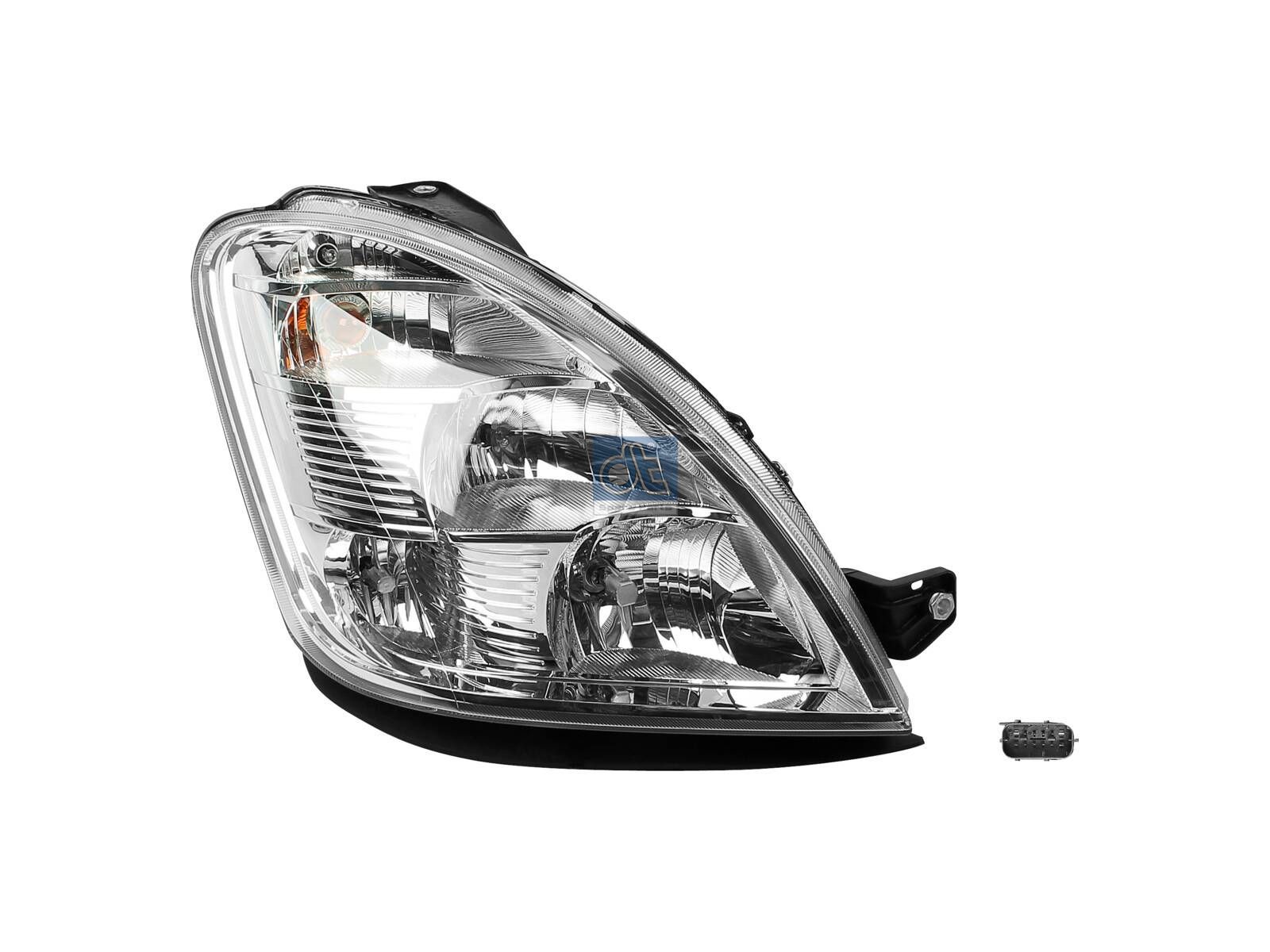 DT Spare Parts 7.25070 Headlamp, right, without bulbs, 12 V, H7