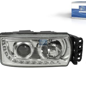 DT Spare Parts 7.25072SP Headlamp, right, without ballast unit, without bulbs
