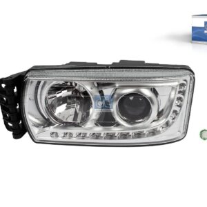 DT Spare Parts 7.25073 Headlamp, left, with bulbs and ballast unit