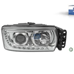 DT Spare Parts 7.25281 Headlamp, right, with control unit, without motor, 24 V