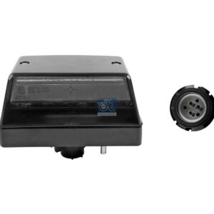 DT Spare Parts 7.25390 License plate lamp, left