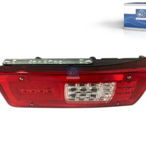 DT Spare Parts 7.25431SP Tail lamp, left, with license plate lamp
