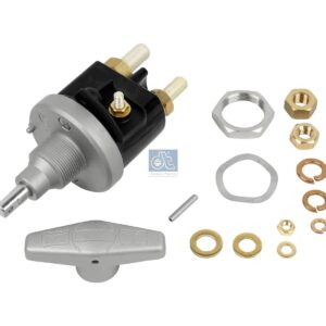 DT Spare Parts 7.25710 Battery main switch, with additional M6 connection, 24 V, 250 A, M10 x 1,5, M12 x 1,5