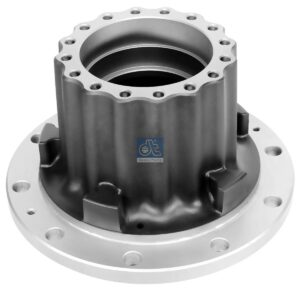 DT Spare Parts 7.32000 Wheel hub, without bearings, d1: 150 mm, d2: 190 mm, D: 374 mm, 10 bores, b: 22 mm, H: 280 mm