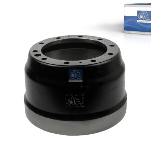 DT Spare Parts 7.34051 Brake drum, D: 410 mm, 10 bores, b: 23 mm, P: 335 mm, d: 285 mm, H: 290 mm, B: 213 mm