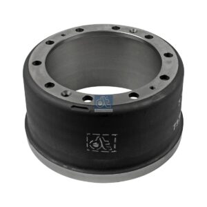 DT Spare Parts 7.34068 Brake drum, D: 381 mm, 10 bores, b: 23 mm, P: 335 mm, d: 295 mm, H: 229 mm, B: 190 mm