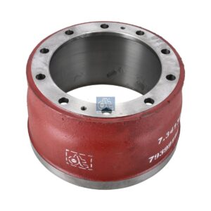 DT Spare Parts 7.34134 Brake drum, D: 381 mm, 10 bores, b: 23 mm, P: 335 mm, d: 285 mm, H: 248 mm, B: 200 mm