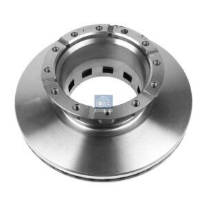 DT Spare Parts 7.36004 Brake disc, D: 432 mm, 12 bores, P: 240 mm, M16 x 2, H: 154.4 mm, S: 45 mm, s: 37 mm