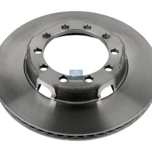DT Spare Parts 7.36013 Brake disc, D: 417 mm, 10 bores, b: 18.4 mm, P: 186 mm, d: 159 mm, H: 67 mm, S: 28 mm, s: 25.5 mm