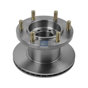 DT Spare Parts 7.36017 Brake disc, D: 290 mm, 6 bores, b: 12.5 mm, P: 205 mm, M18 x 1,5, d: 80 mm, H: 153.5 mm, S: 25 mm, s: 22 mm