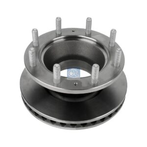 DT Spare Parts 7.36020 Brake disc, D: 370 mm, 8 bores, P: 275 mm, M20 x 1,5, d: 215 mm, H: 150 mm, S: 45 mm, s: 41 mm