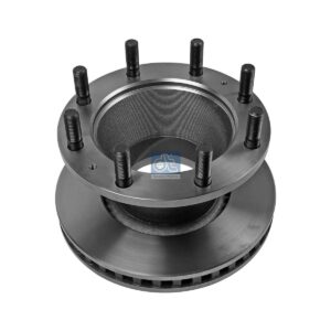 DT Spare Parts 7.36021 Brake disc, D: 370 mm, 8 bores, P: 275 mm, M22 x 1,5, d: 215 mm, H: 181.5 mm, S: 45 mm, s: 41 mm