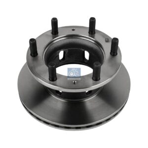 DT Spare Parts 7.36022 Brake disc, D: 315 mm, 6 bores, P: 205 mm, M18 x 1,5, d: 160 mm, H: 118.5 mm, S: 26 mm, s: 23 mm