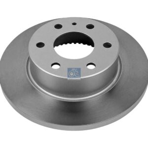 DT Spare Parts 7.36038 Brake disc, with ABS ring, D: 296 mm, 6 bores, b: 15.7 mm, P: 125 mm, d: 76 mm, H: 68 mm, S: 16 mm, s: 13 mm
