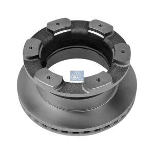 DT Spare Parts 7.36040 Brake disc, D: 306 mm, 6 bores, P: 215 mm, M10 x 1,25, d: 164 mm, H: 132 mm, S: 28 mm