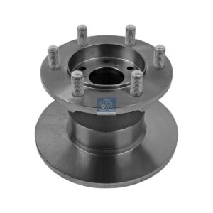 DT Spare Parts 7.36043 Brake disc, D: 267 mm, 6 bores, b: 12.5 mm, P: 170 mm, M18 x 1,5, d: 58.3 mm, H: 147.5 mm, S: 14.2 mm, s: 12.8 mm