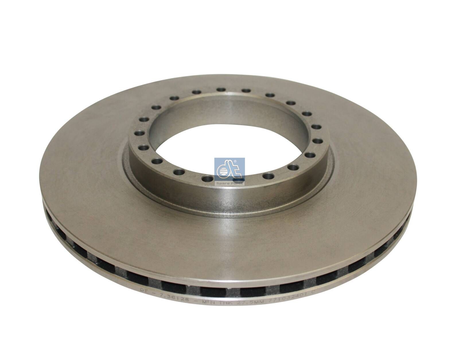 DT Spare Parts 7.36128 Brake disc, D: 405 mm, 20 bores, P: 190 mm, d: 170 mm, H: 60 mm, S: 30 mm, s: 27 mm