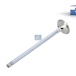 DT Spare Parts 7.51222 Exhaust valve, D1: 10 mm, D2: 46 mm, L: 198.1 mm, α: 45 °