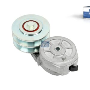 DT Spare Parts 7.54713 Belt tensioner, DP: 90 mm, W: 43 mm, 2 grooves