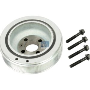 DT Spare Parts 7.54744 Pulley, with screws, d: 32 mm, D: 144 mm, M8, Lu: 45 mm, W: 46 mm
