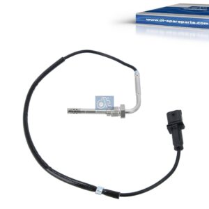 DT Spare Parts 7.60508 Exhaust gas temperature sensor, M14 x 1,5, SW: 17, L: 630 mm, L: 500 mm, α: 90 °, 2 poles