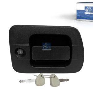 DT Spare Parts 7.70049 Outside door handle, right, with lock cylinder and key
