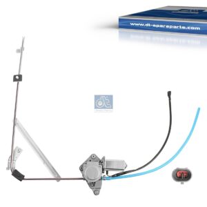 DT Spare Parts 7.70053 Window regulator, right, electrical, with motor