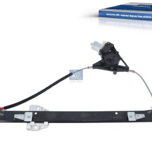 DT Spare Parts 7.70132 Window regulator, right, with motor