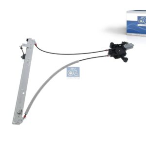 DT Spare Parts 7.70138 Window regulator, left, with motor