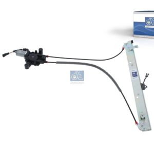 DT Spare Parts 7.70139 Window regulator, right, with motor