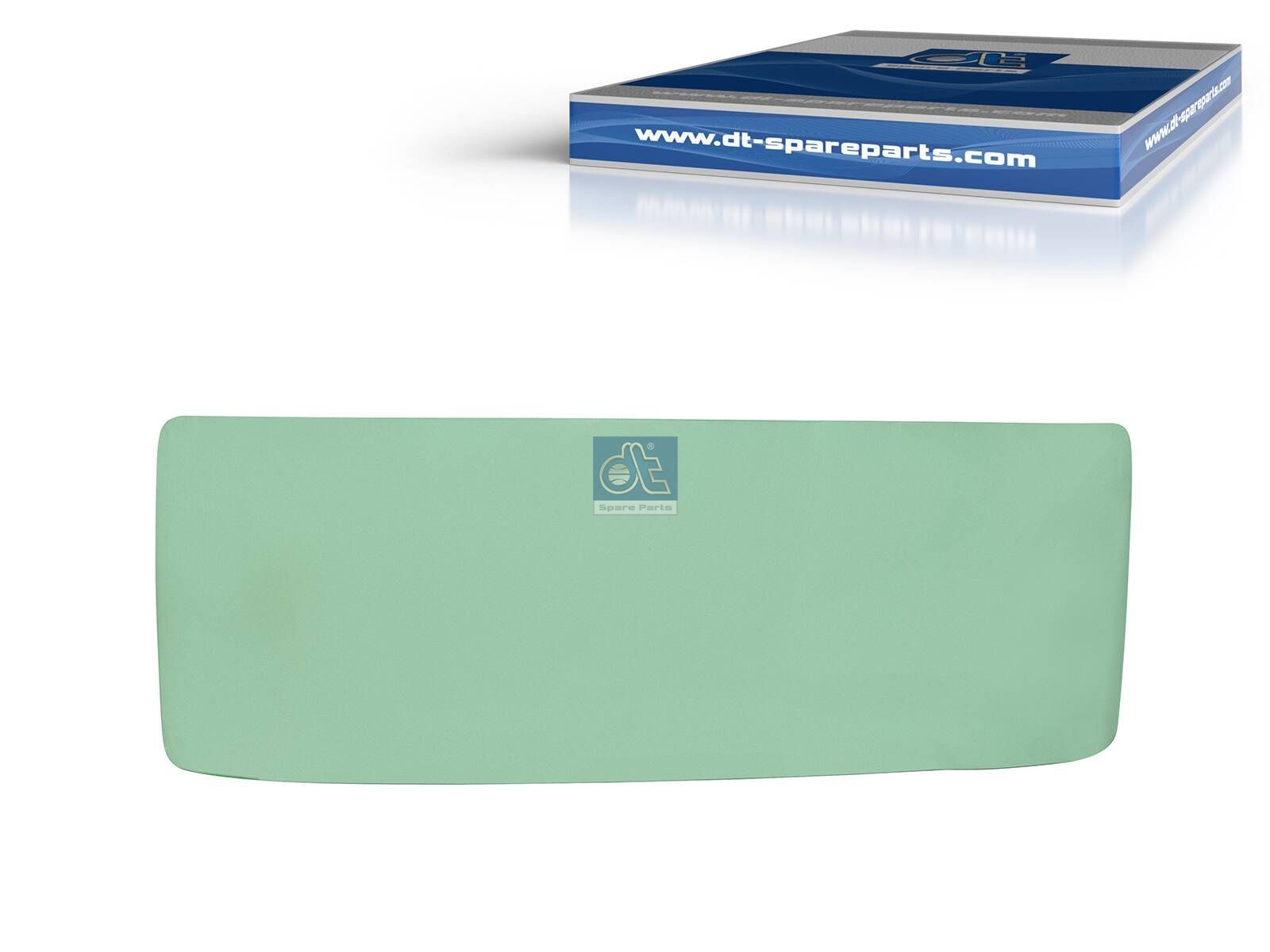 DT Spare Parts 7.71951SP Windshield, green, wooden box, L: 2357 mm, W: 825 mm