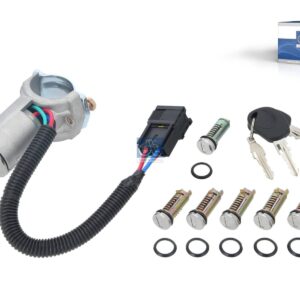 DT Spare Parts 7.78038SP Ignition lock, with key bit, with lock cylinder kit