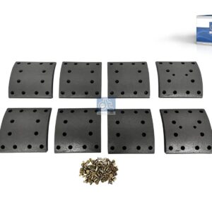 DT Spare Parts 7.92423 Drum brake lining kit