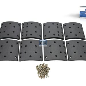 DT Spare Parts 7.92424 Drum brake lining kit