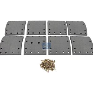 DT Spare Parts 7.92428 Drum brake lining kit, W: 177 mm, S: 18.4 mm