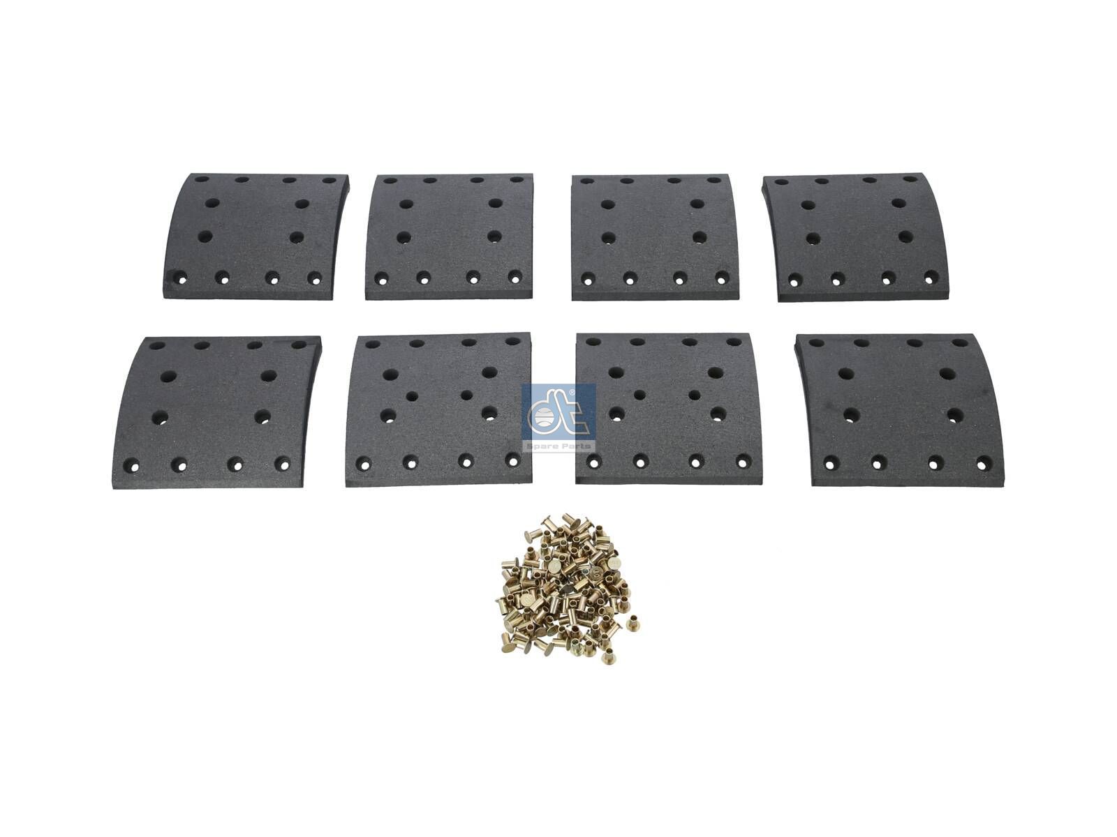 DT Spare Parts 7.92429 Drum brake lining kit, W: 200 mm, S: 21 mm