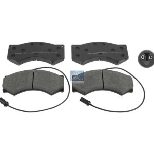 DT Spare Parts 7.92604 Disc brake pad kit, W: 191 mm, S: 23 mm, H: 87 mm