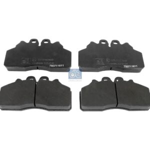 DT Spare Parts 7.92605 Disc brake pad kit, W: 175 mm, S: 27 mm, H: 95 mm