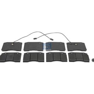 DT Spare Parts 7.92640 Disc brake pad kit, without springs, with wear indicators, W: 180 mm, S: 20 mm, H: 106 mm