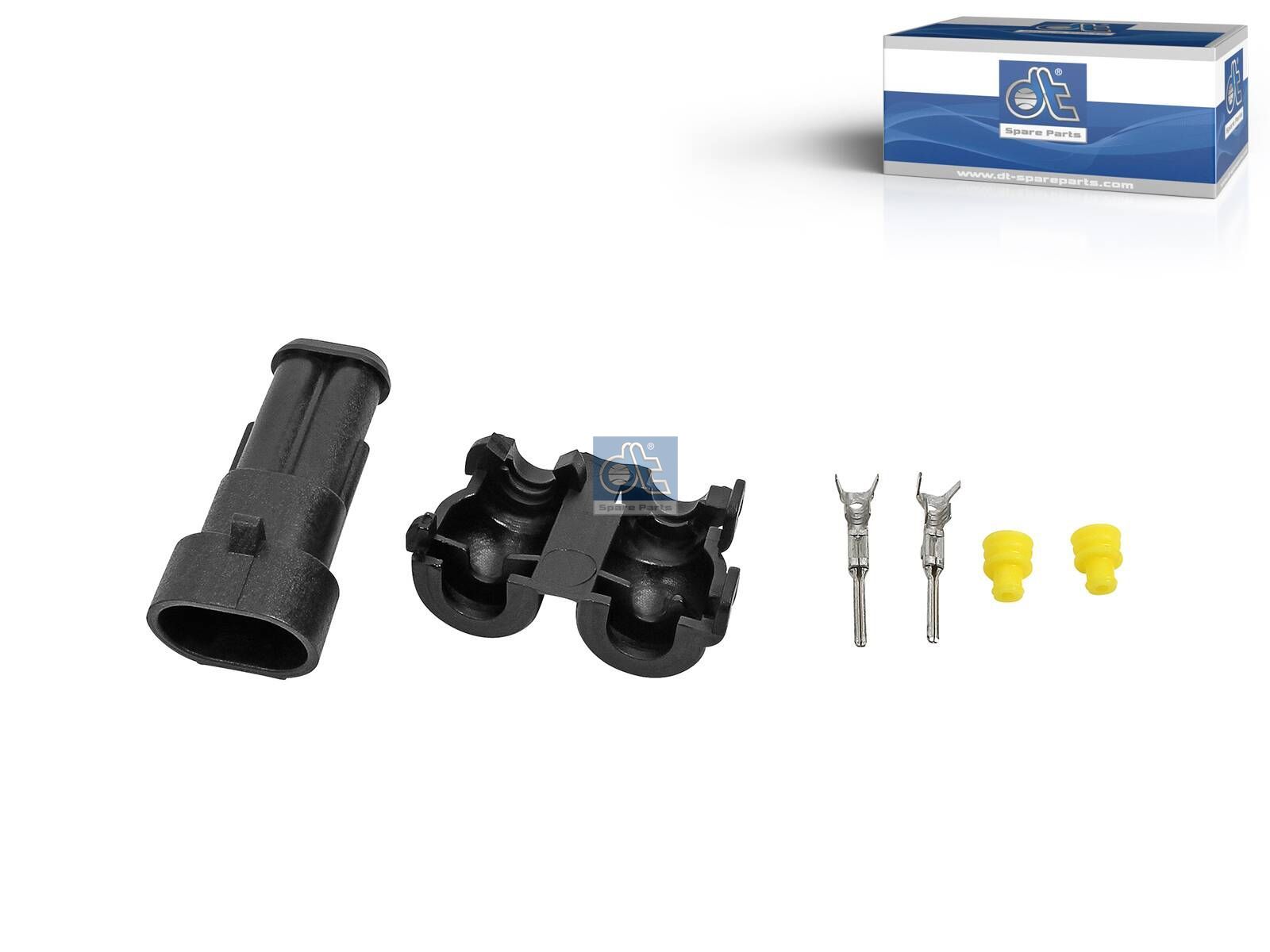 DT Spare Parts 7.98020 Repair kit, plug, 2 poles