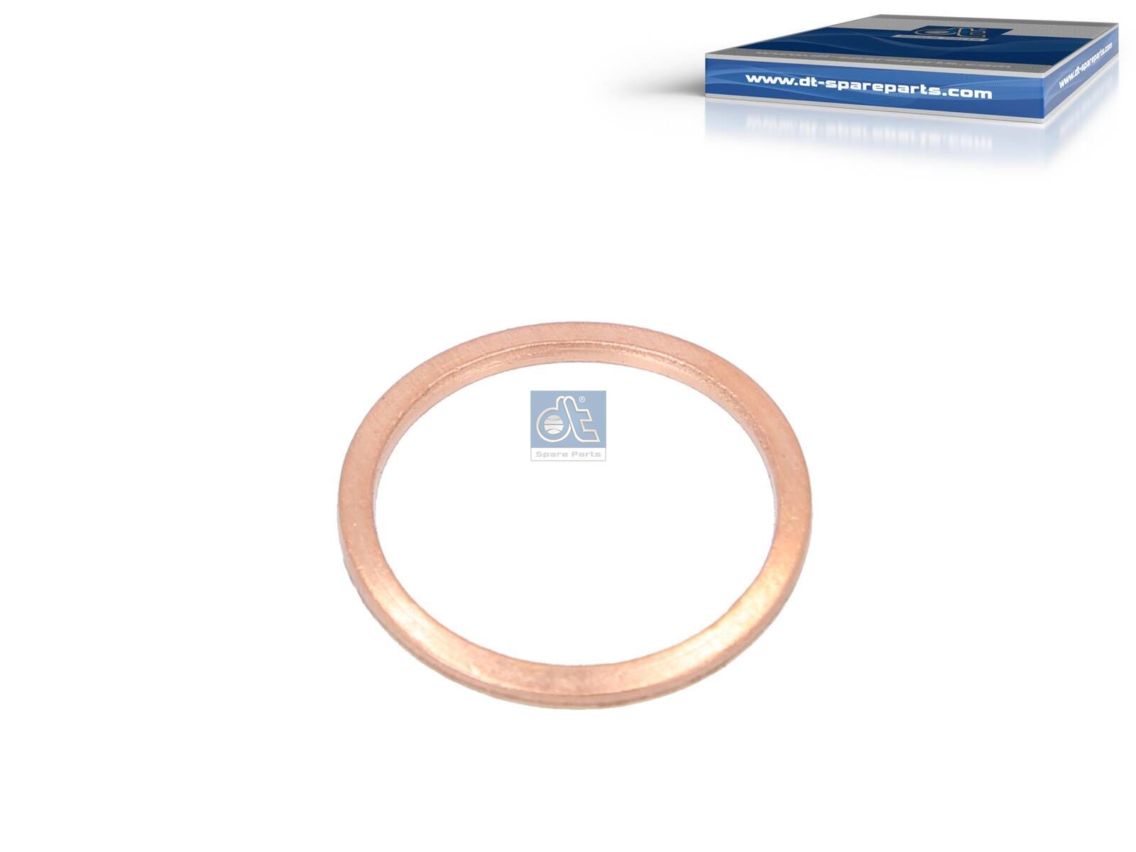 DT Spare Parts 9.01007 Copper washer, d: 18 mm, D: 22 mm, S: 1.5 mm
