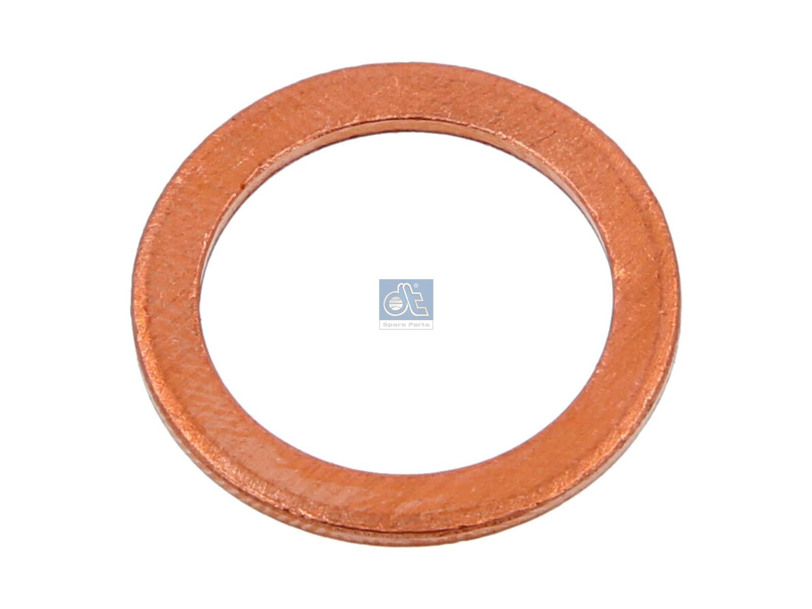 DT Spare Parts 9.01016 Copper washer, d: 16 mm, D: 22 mm, S: 1.5 mm